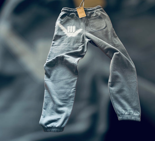 Unisex Relaxed Organic Joggers Stone Blue